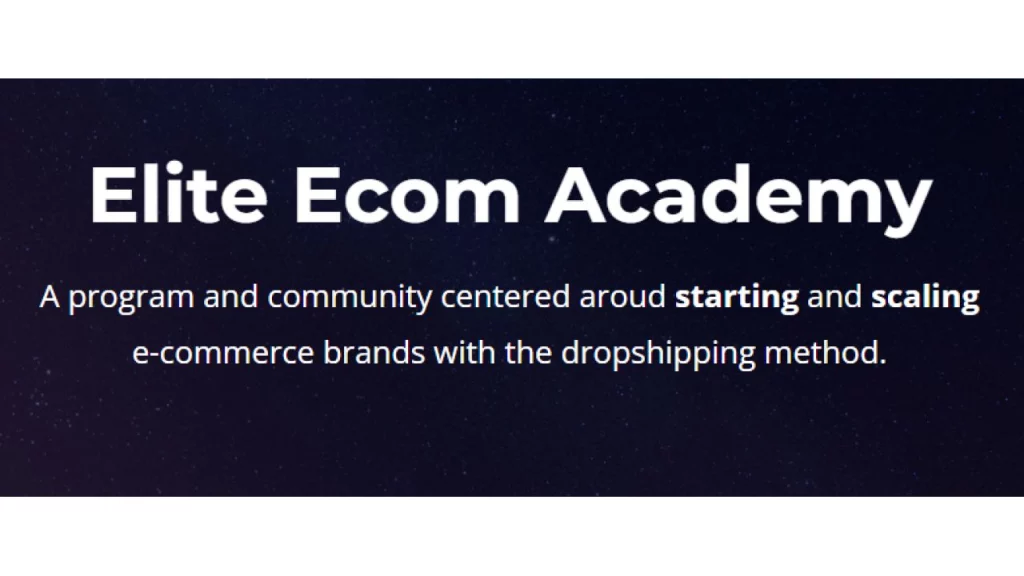 Elite Ecom Academy – Facebook Unlocked Blueprint
