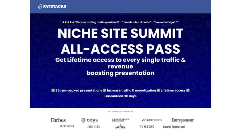 Jon Dykstra – Niche Site Summit Recordings