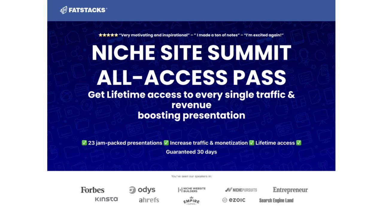 Jon Dykstra – Niche Site Summit Recordings