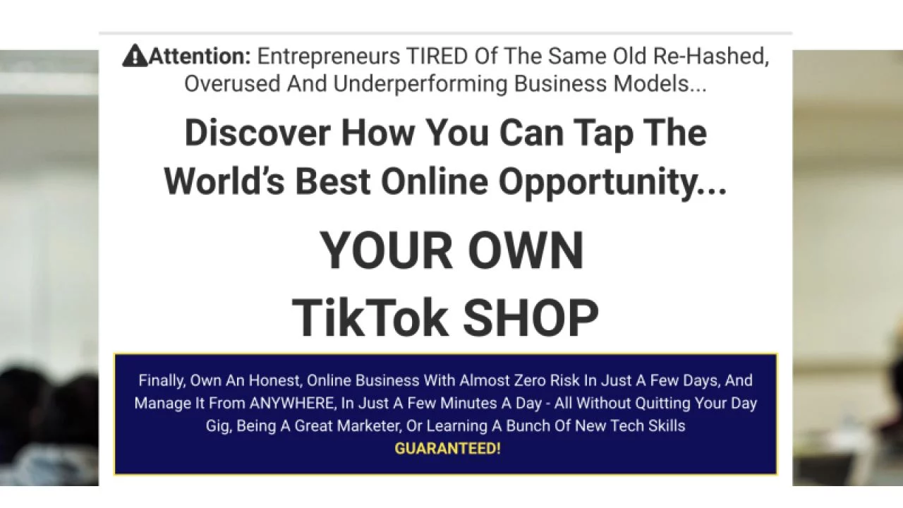 Shawn Hart – TikShop Secrets