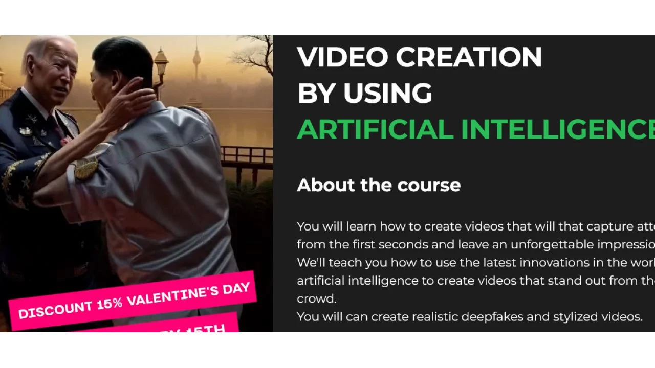 Yury Yeltsov – Video Creation By Using Artificial Intelligence