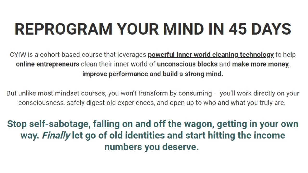 Tej Dosa – Clean Your Inner World- Reprogram Your Mind In 45 Days