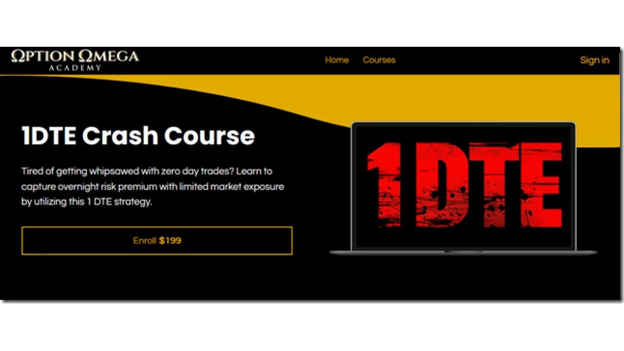 Option Omega Academy – 1DTE Crash