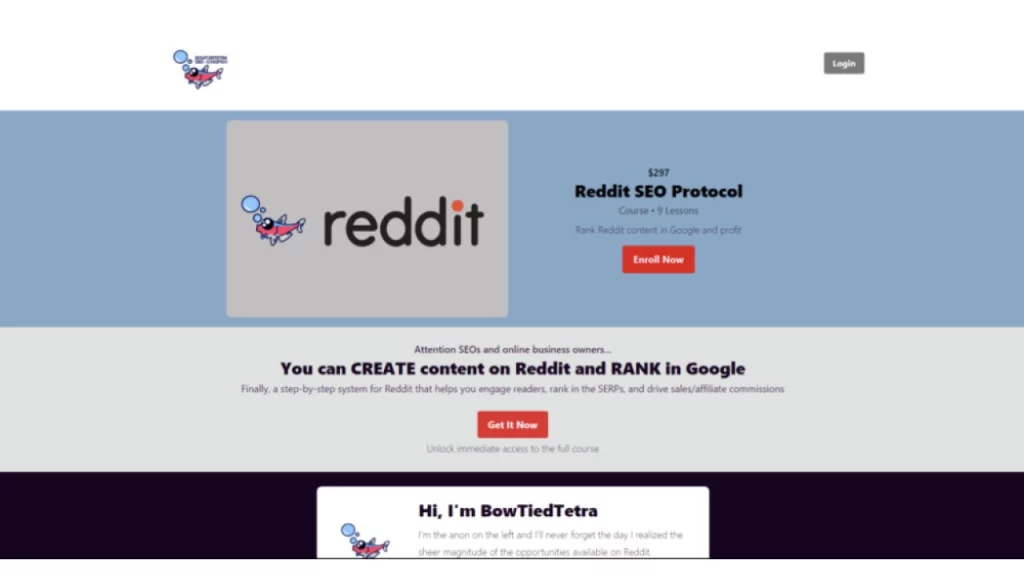 BowTiedTetra – Reddit SEO Protocol – Rank Reddit