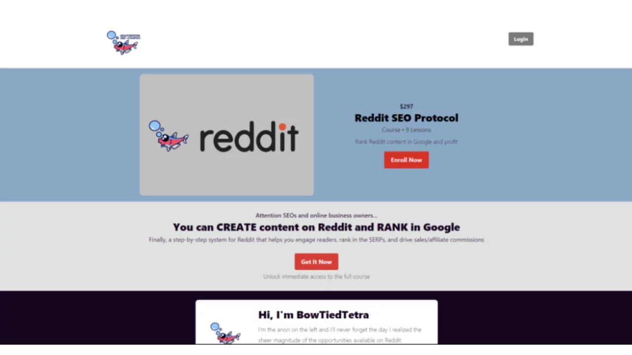 BowTiedTetra – Reddit SEO Protocol – Rank Reddit