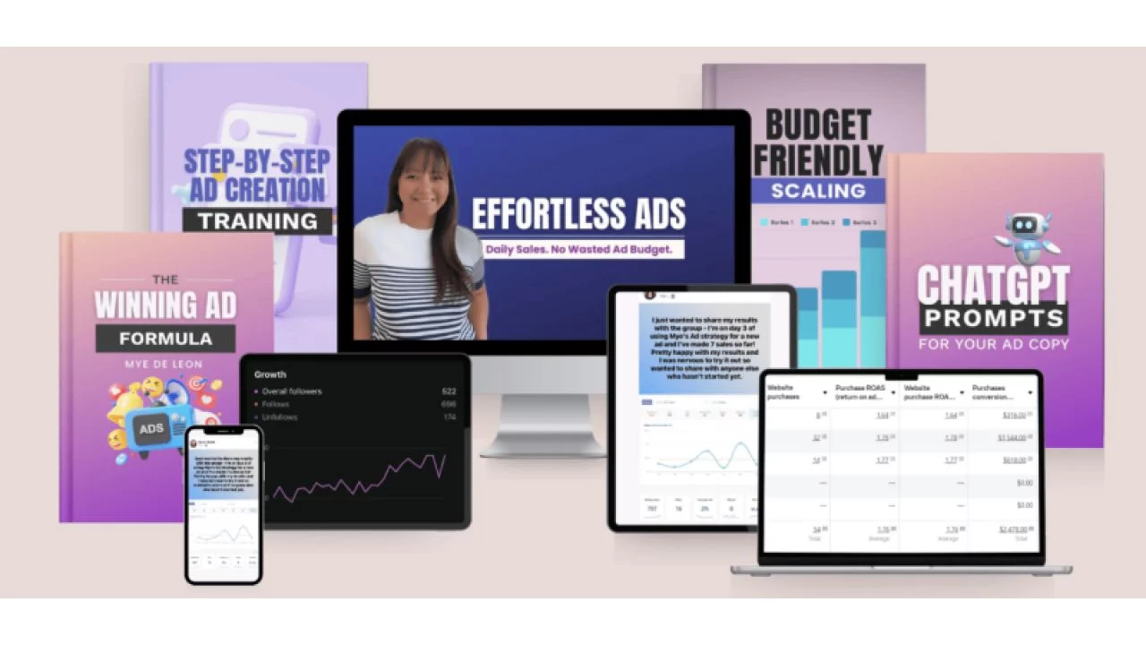 Mye De Leon – Efforless Ads