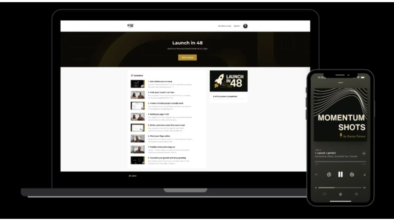 Darius Foroux – Launch In 48