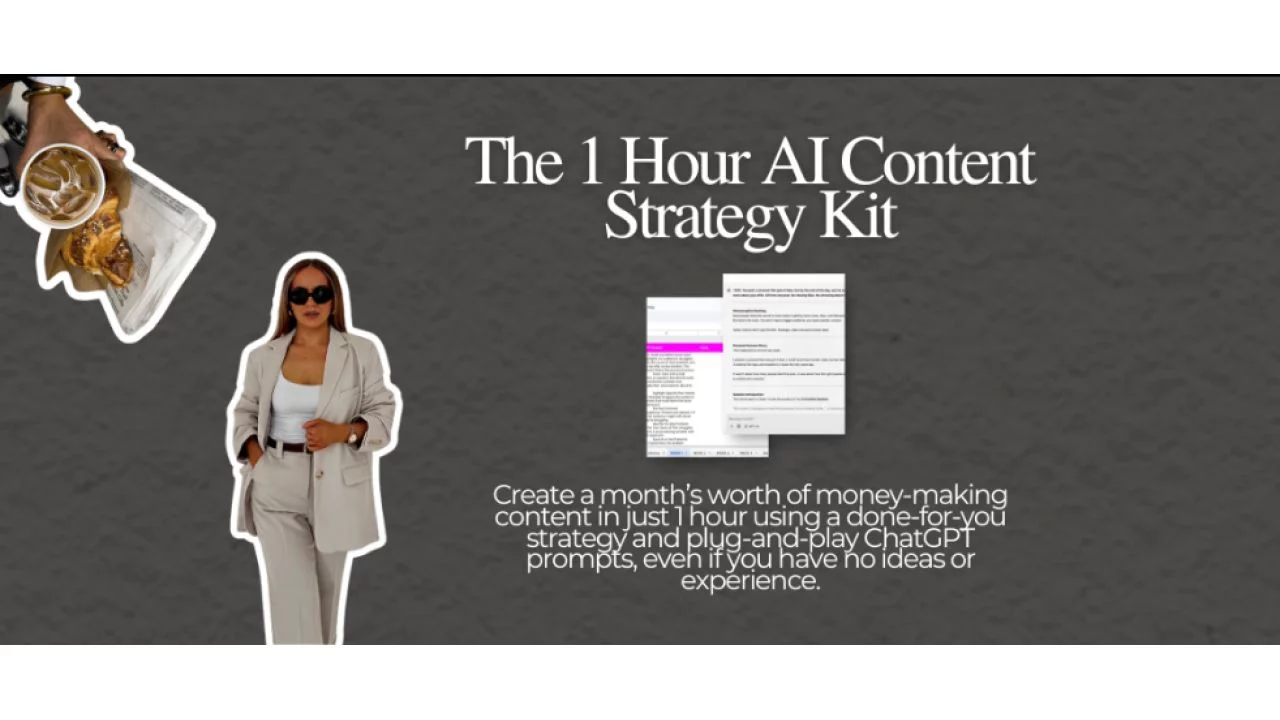 Monika Wolnicka – The 1 Hour AI Content Strategy Kit