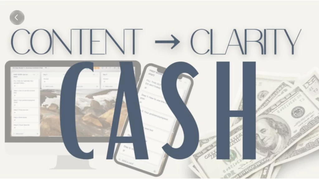 Morgan Alexis – Content Clarity Cash 30 Day Content Plan
