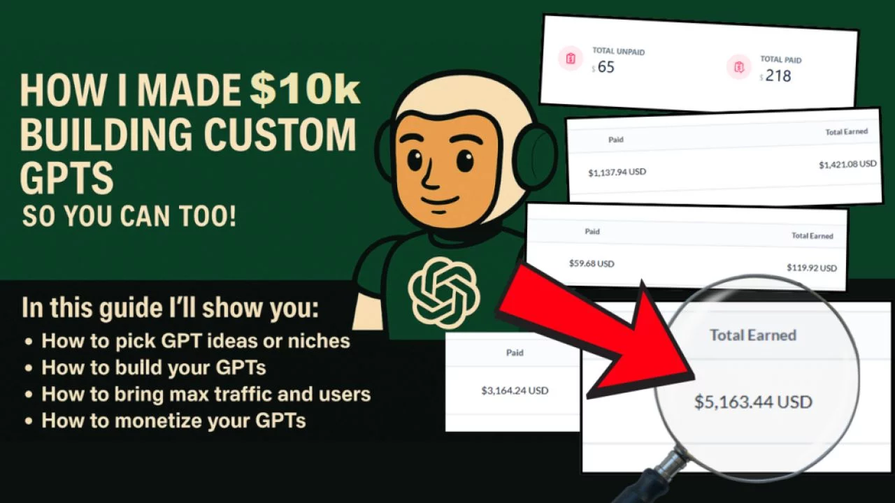 GPTs Money Blueprint – Make Money with GPTs – ChatGPT Store Monetization System Kit