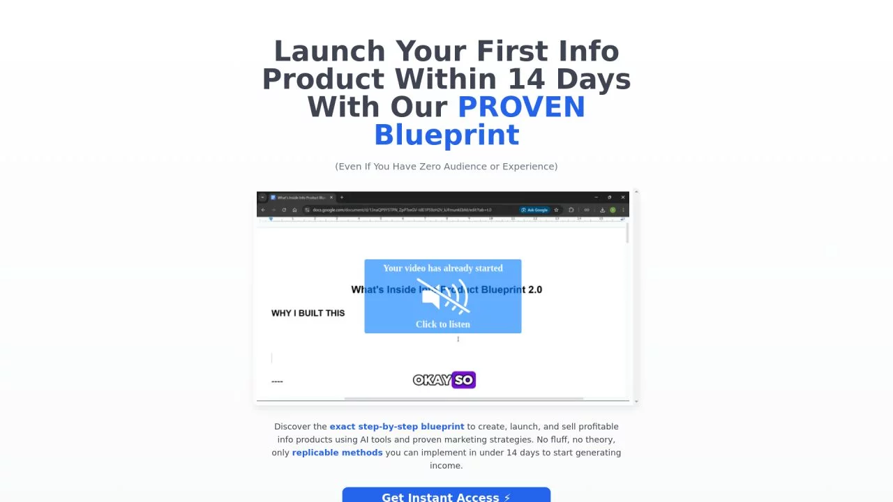 Orson – Info Product Blueprint