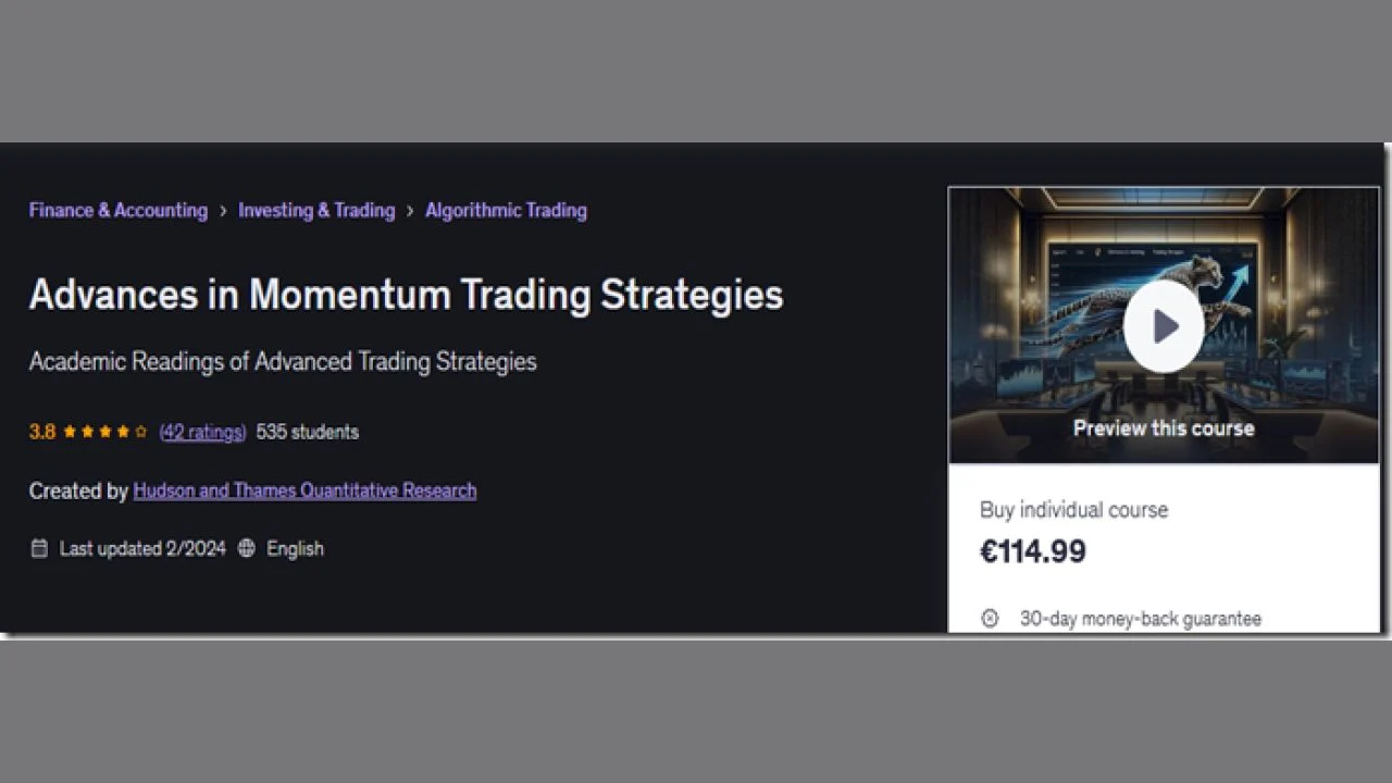 Advances in Momentum Trading Strategies