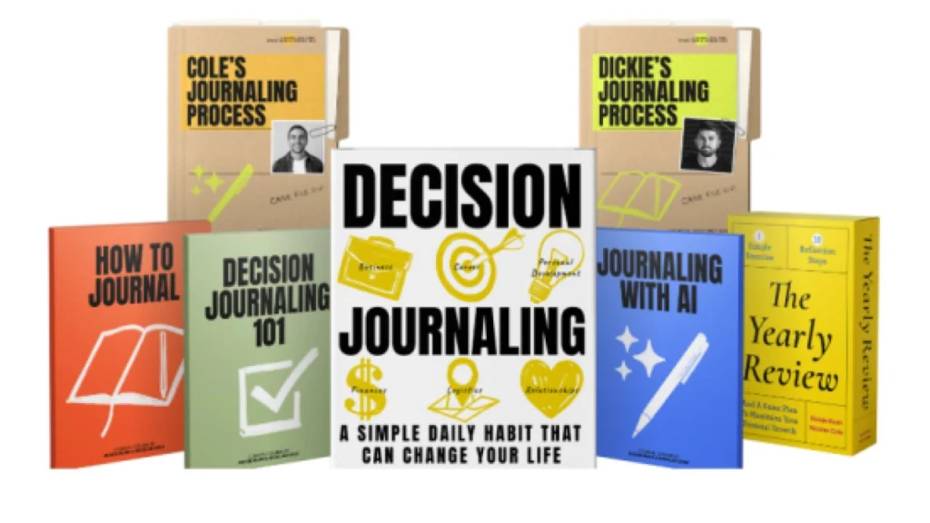 Dickie Bush , Nicolas Cole – Decision Journaling   AI Writing Skool